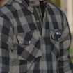 Picture of Men's Axe Checkered Long Sleeve Riding Shirt - Grey