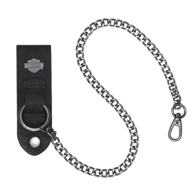 Picture of Men's Bar & Shield 24 inch Wallet Chain