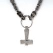 Picture of Pewter Uppsala Hammer Pendant Necklace