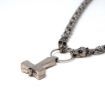 Picture of Pewter Uppsala Hammer Pendant Necklace