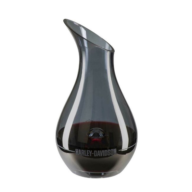Picture of Harley-Davidson Frosted Glass Wine Decanter