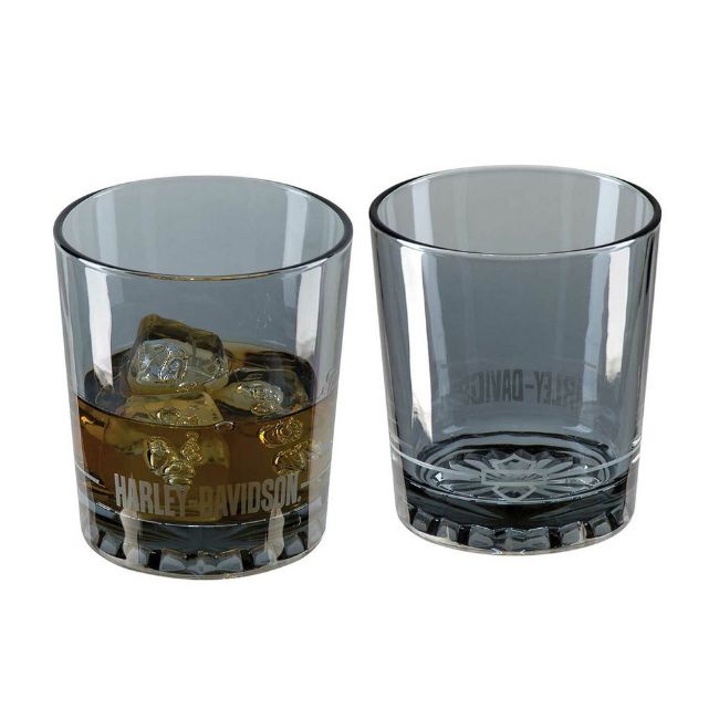 Picture of Harley-Davidson Frosted Double Old Fashioned Set
