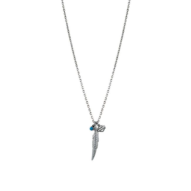 Picture of Women's Boho Feather Necklace with Charms