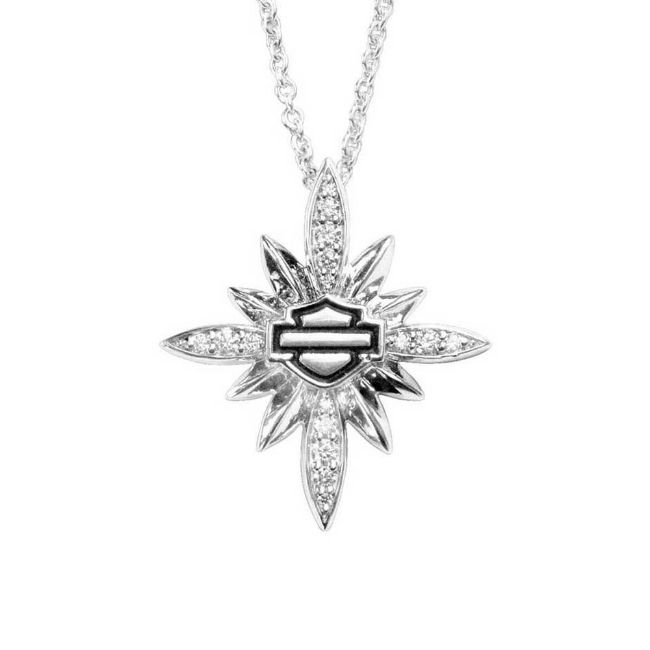 Picture of Women's Starburst Encrusted Bling Necklace