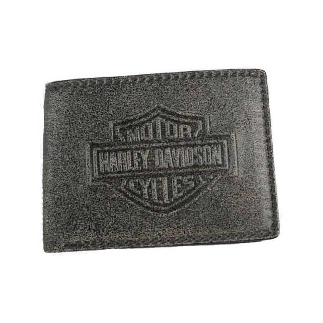 Picture of Men's Burnished Embossed Billfold Leather Wallet 