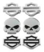 Picture of Harley-Davidson® Women's Bar & Shield/Skull Stud Earrings Set - 3 Styles 