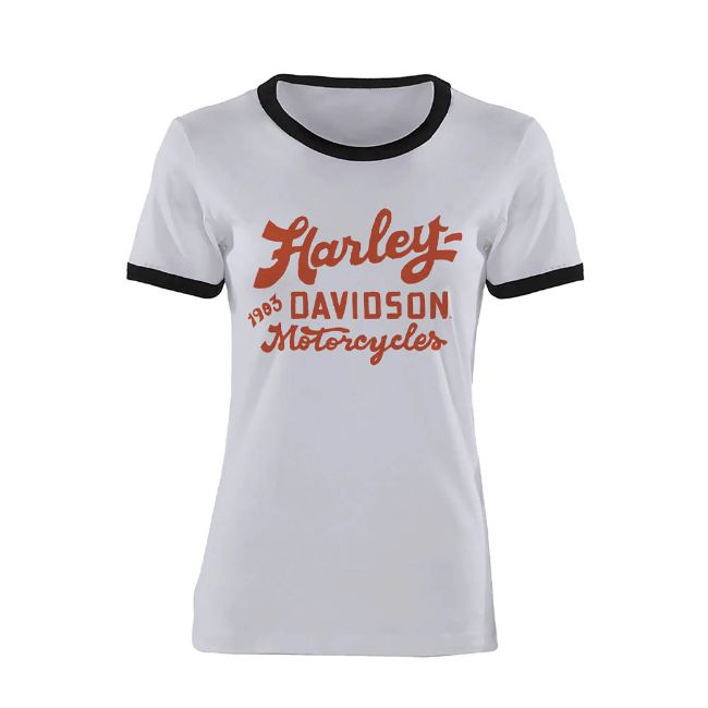 Picture of Women's Essential Harley Solid Ringer Tee