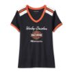 Picture of Women's Iconic V-Neck Shoulder Stripe Tee