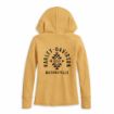 Picture of Women's Bohemian Hooded Thermal Knit Top - Ochre