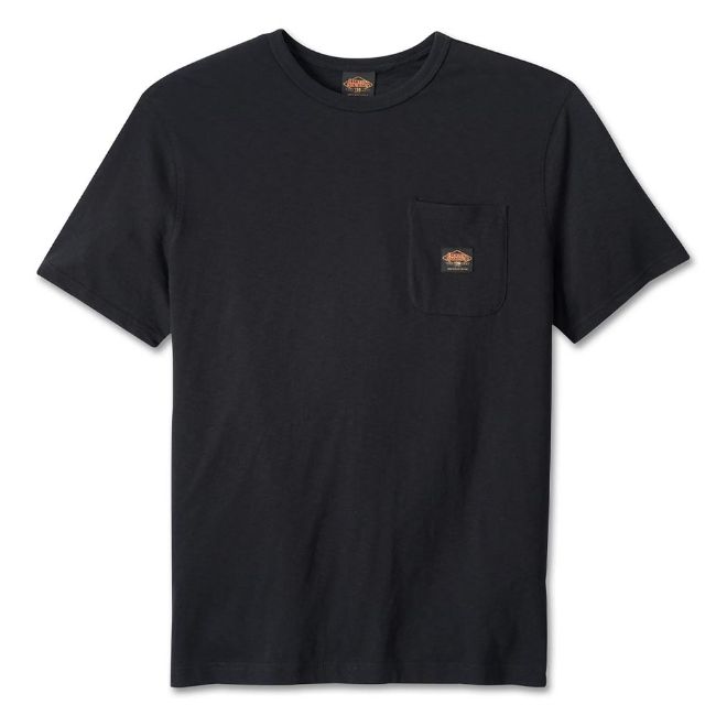 Picture of Men's 120th Anniversary Pocket Tee - Black Beauty