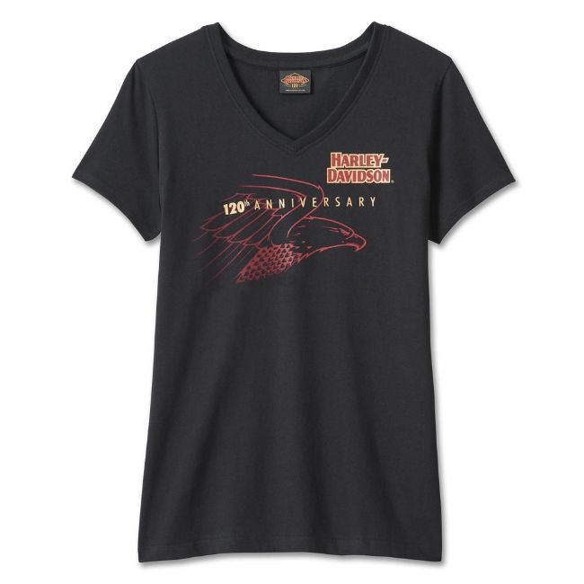 Picture of Women's 120th Anniversary United V-Neck Tee - Black Beauty