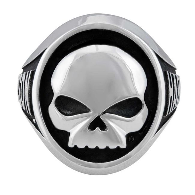 Picture of Men's Willie G Skull Stainless Steel Metal Ring
