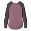 Picture of Women's Authentic Bar & Shield Rib-Knit Top - Grape Shake