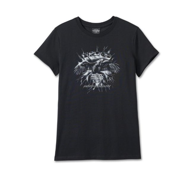 Picture of Women's 120th Anniversary Graphic Tee - Black Beauty