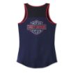 Picture of Women's Star Spangled Banner Henley Tank - Peacoat