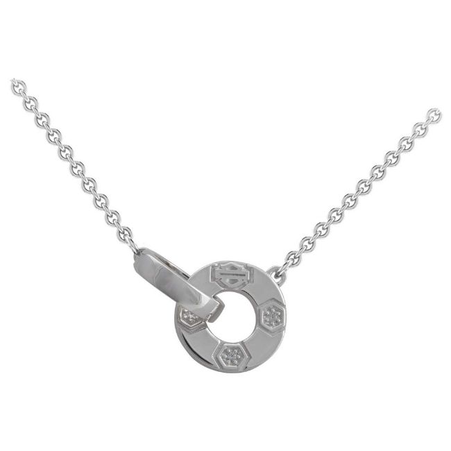 Picture of Women's Bar & Shield Cirque Interlock Necklace
