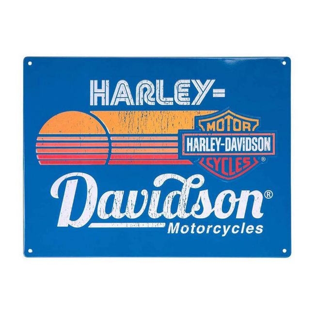 Picture of Bar & Shield Sunset Logo Tin Sign