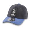 Picture of Reflective #1 Curved Bill Fitted Hat - Black Beauty & True Blue