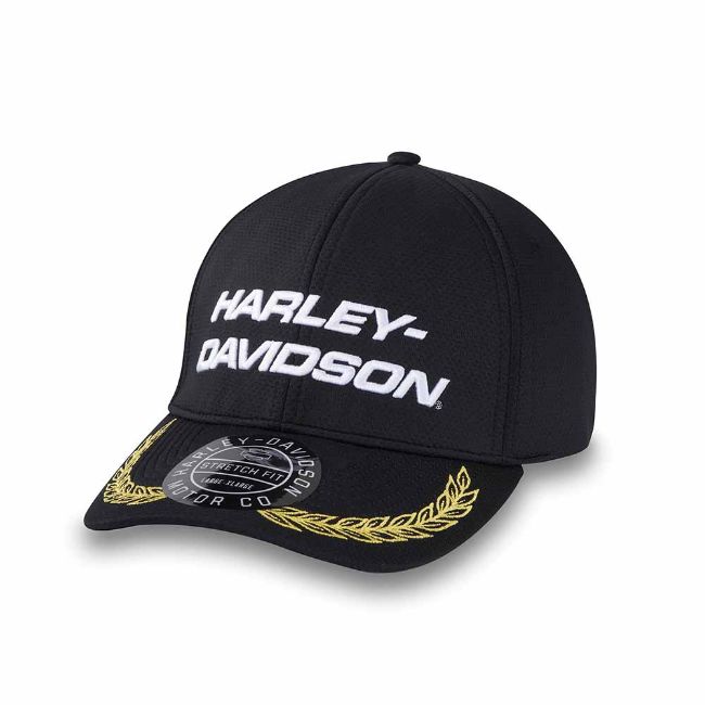 Picture of The Harley-Davidson Start Your Engines Stretch-Fit Baseball Cap - Harley Black