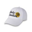 Picture of The Harley-Davidson Rose Racer Adjustable Baseball Cap - Bright White