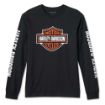 Picture of Men's Bar & Shield Long Sleeve Tee - Black