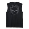 Picture of Men's Willie G Skull Muscle Tee - Black Beauty
