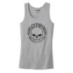 Picture of Women's Ultra Classic Skull Tank - Light Grey Heather